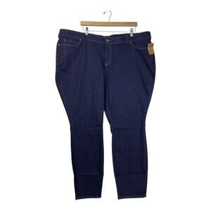 Duluth Trading Dark Wash Skinny Jeans 26W Everyday Stretch